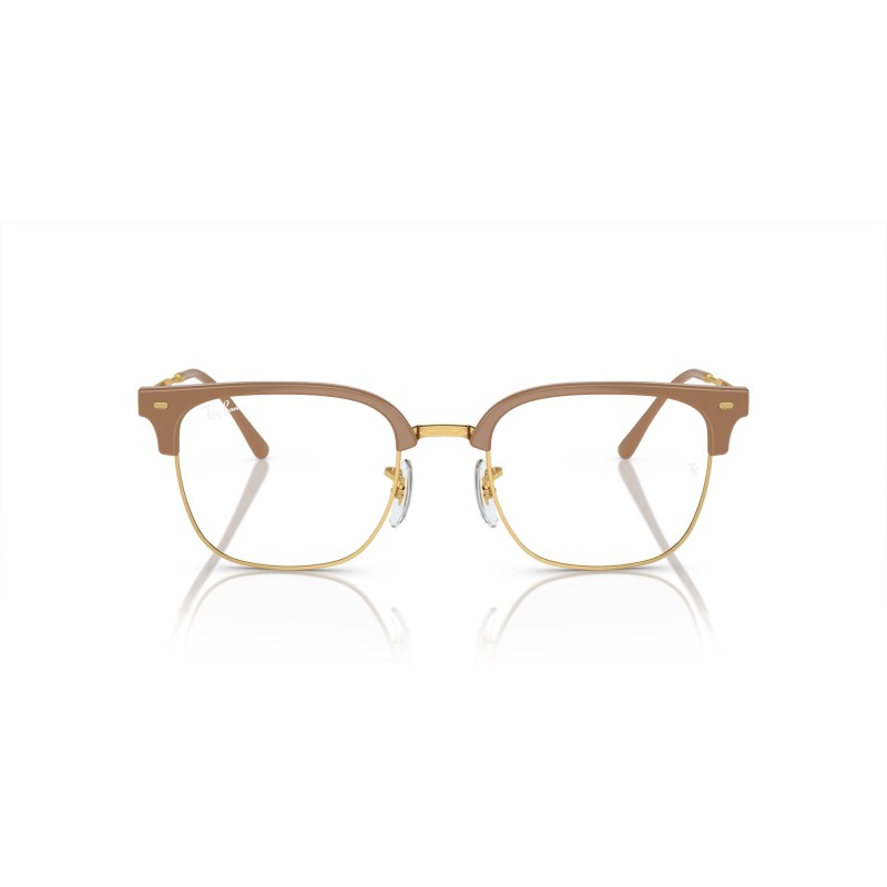 Ray-Ban RX 7216 New Clubmaster 8342 Beige Auf Gold