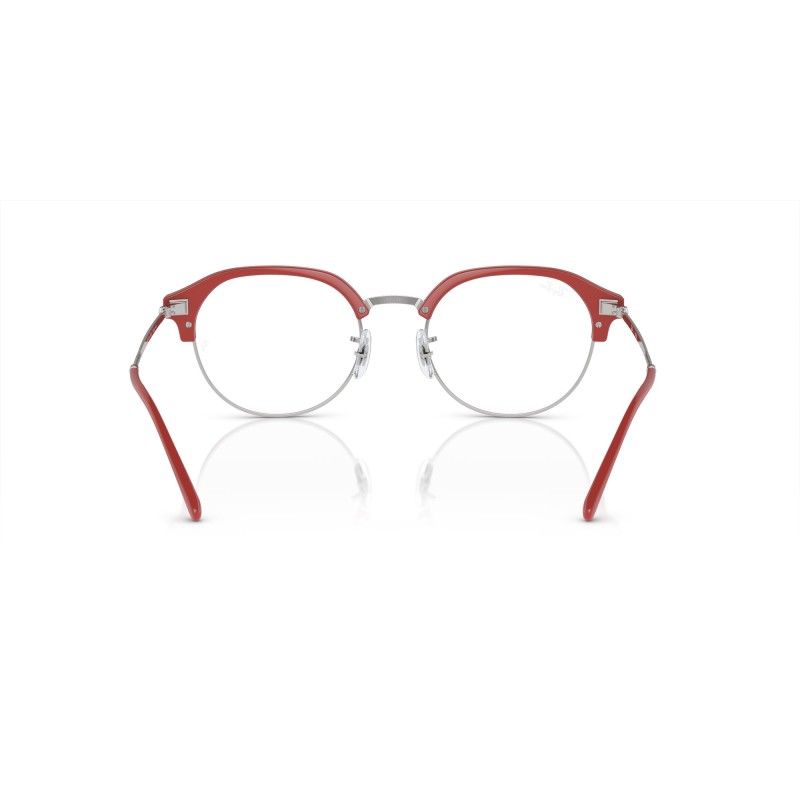 Ray-Ban RX 7229 - 8323 Rot Auf Silber