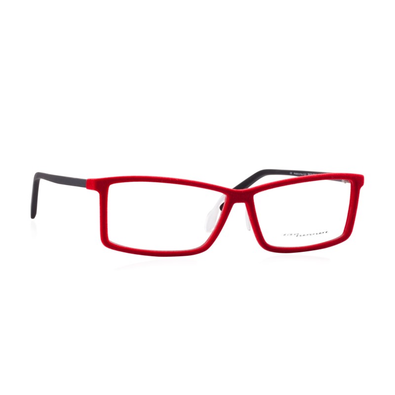 Italia Independent Eyeglasses I-PLASTIK - 5563V.053.000 Rot Mehrfarbig