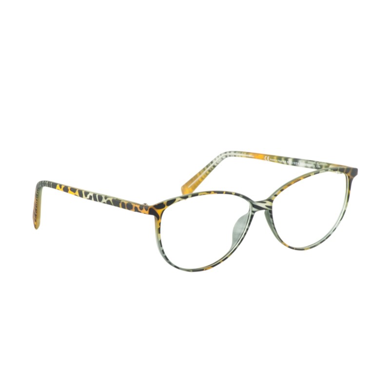 Italia Independent Eyeglasses I-PLASTIK - 5570.ZEB.055 Mehrfarbig Rot