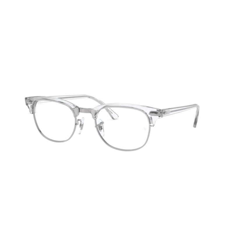 Ray-ban RX 5154 Clubmaster 2001 Weiß Transparent
