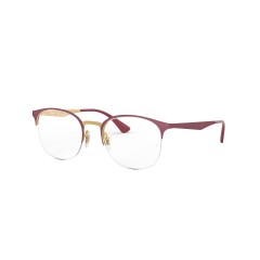 Ray-Ban RX 6422 - 3007 Rotgold Auf Mattem Bordeaux