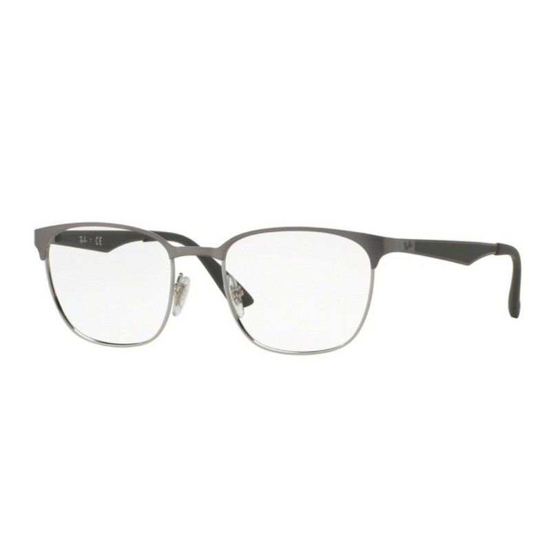Ray-Ban RX 6356 - 2874 Top Brusched Gunmetal Auf Silber