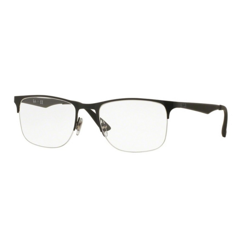 Ray-Ban RX 6362 2595 Glanzendes Silber