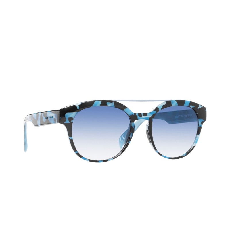 Italia Independent Sunglasses I-PLASTIK - 0900.147.GLS Blaue Mehrfarbige