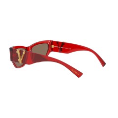 Versace VE 4383 - 528073 Durchsichtig Rot