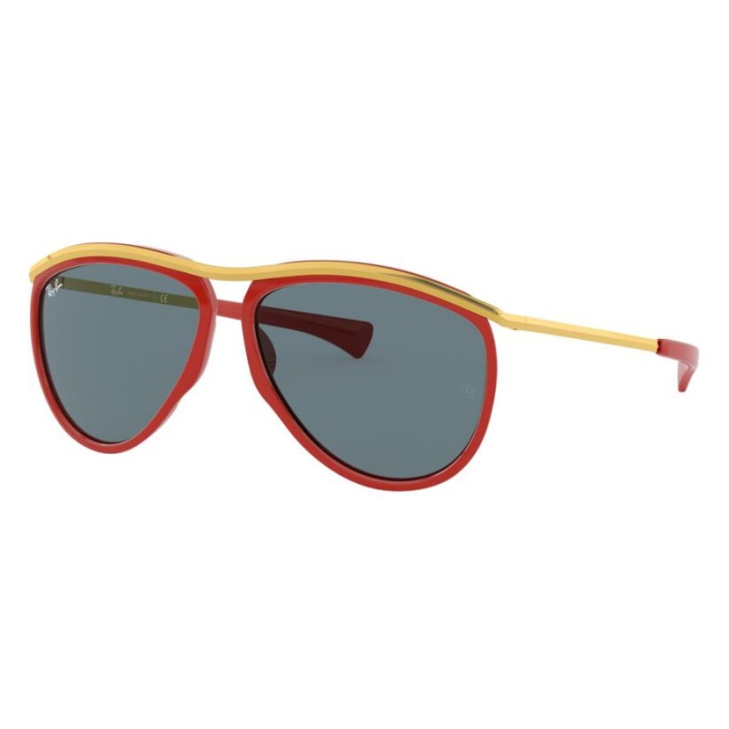 Ray-Ban RB 2219 Olympian Aviator 1243R5 Rotes Gold