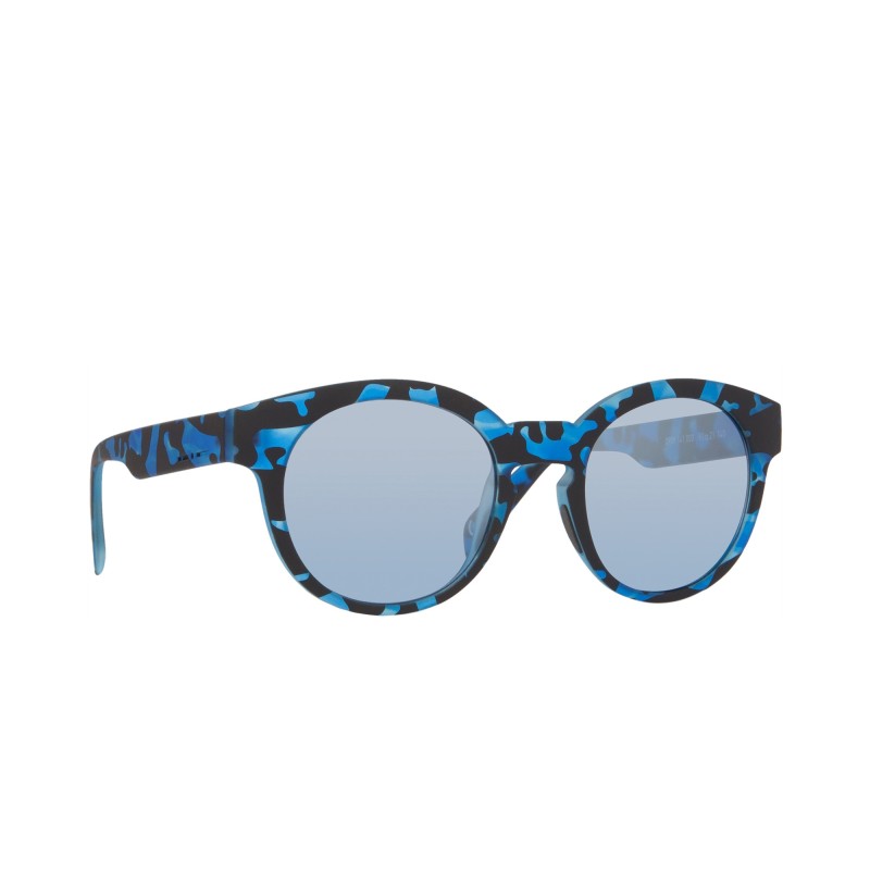 Italia Independent Sunglasses I-PLASTIK - 0909.141.000 Blaue Mehrfarbige