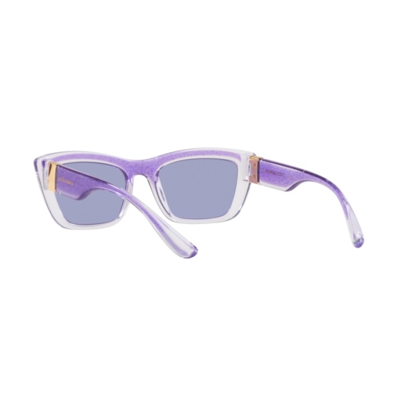 Dolce & Gabbana DG 6171 - 33531A Transparenter/violetter Glitzer