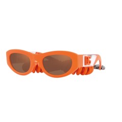 Dolce & Gabbana DG 6174 - 33386Q Orangefarbener Gummi