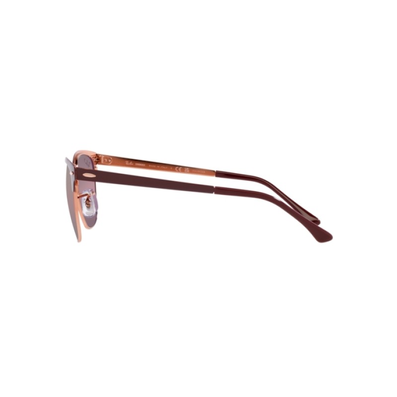 Ray-Ban RB 3716 Clubmaster Metal 9253G9 Bordeaux Auf Roségold