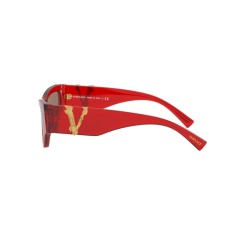 Versace VE 4383 - 528073 Durchsichtig Rot
