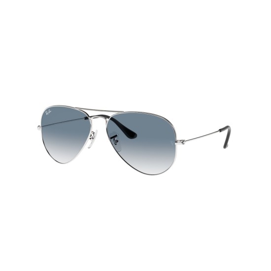 Ray-Ban RB 3025 Aviator Large Metal 003/3F Silber- | Sonnenbrille Mann