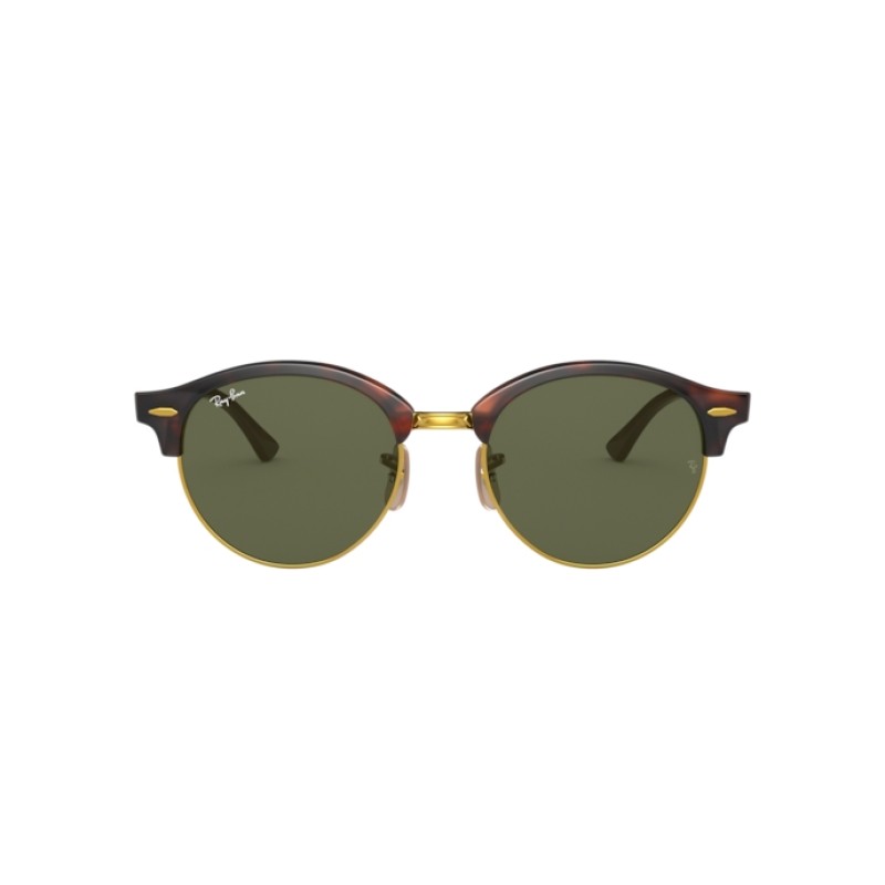 Ray-Ban RB 4246 Clubround 990 Rotes Havanna