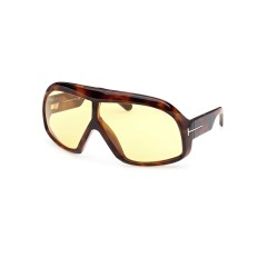 Tom Ford FT 0965 Cassius - 52E  Dunkles Havanna