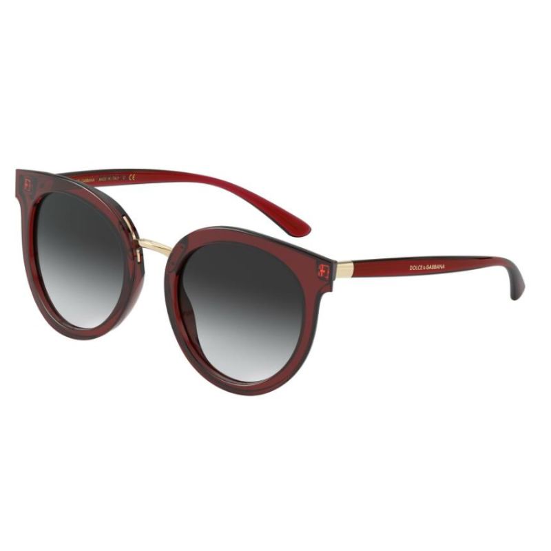Dolce & Gabbana DG 4371 - 550/8G Durchsichtig Rot