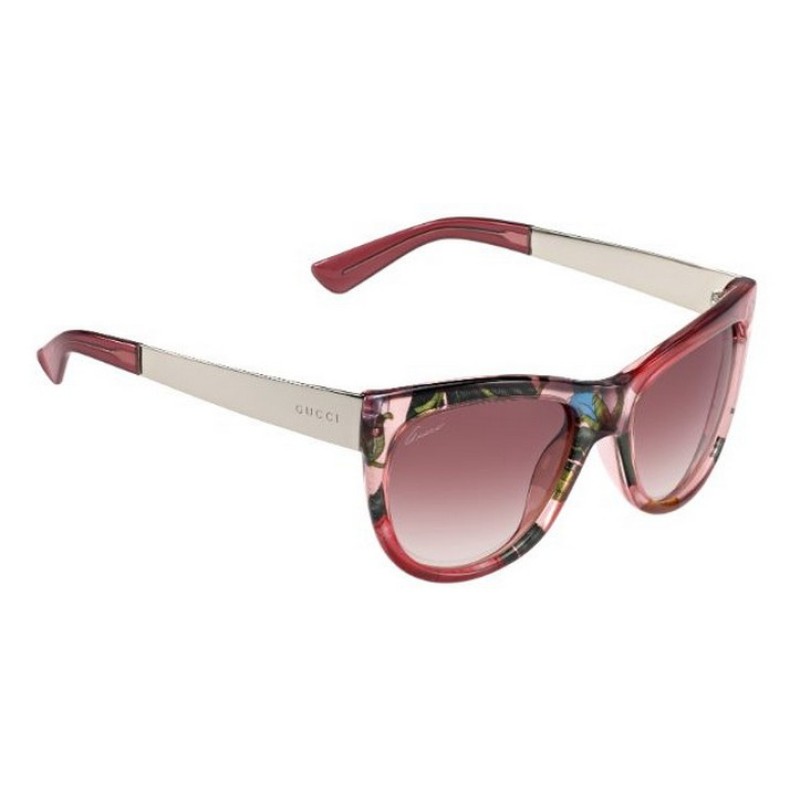 Gucci 3739-S 2F6 16 Pink Floral Gold