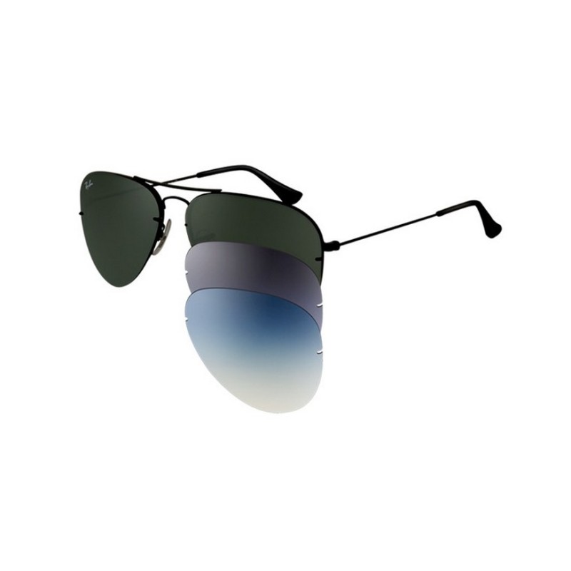 Ray-Ban RB 3460 002-71 Flip Out Schwarz