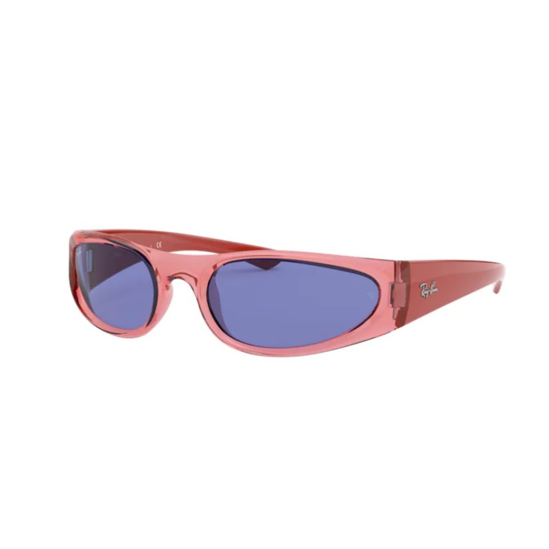 Ray-Ban RB 4332 - 648480 Transparent Hellrot