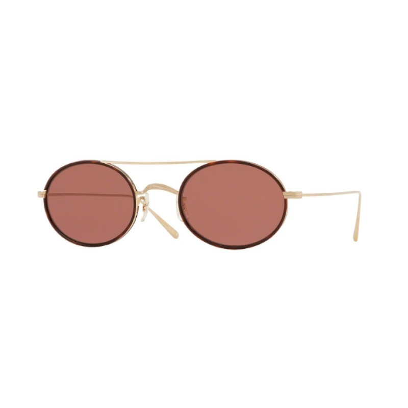 Oliver Peoples OV 1248ST Shai 529275 Dunkles Mahagoni / Weiches Gold