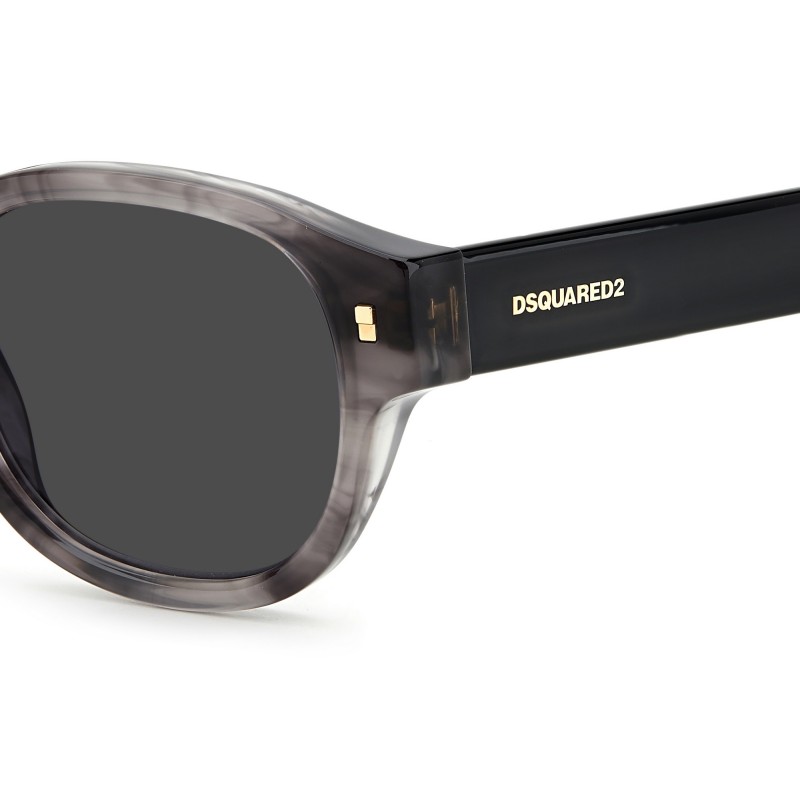 Dsquared2 D2 0014/S - 2W8 IR Graues Horn