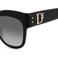 Dsquared2 D2 0097/S - 80S 9O Schwarz-Weiss