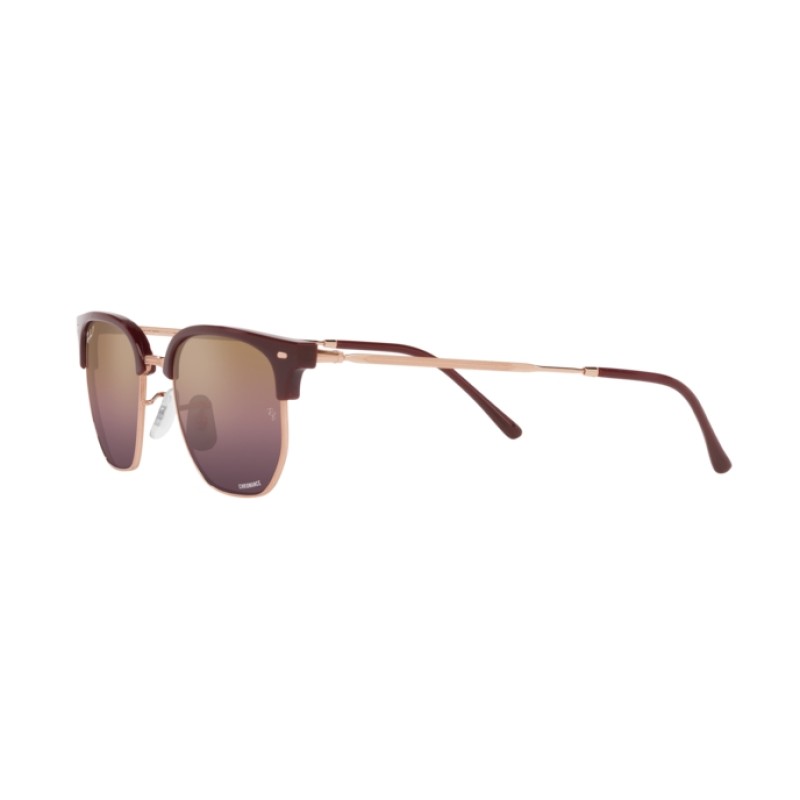 Ray-Ban RB 4416 New Clubmaster 6654G9 Bordeaux Auf Roségold