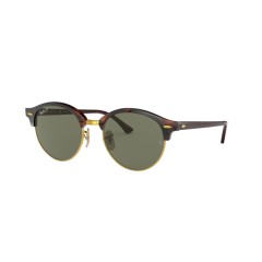 Ray-Ban RB 4246 Clubround 990/58 Rotes Havanna