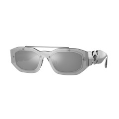 Versace VE 2235 - 10016G Transp Grau Spiegel Silber