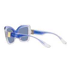 Dolce & Gabbana DG 6170 - 335072 Transparent/blauer Glitzer