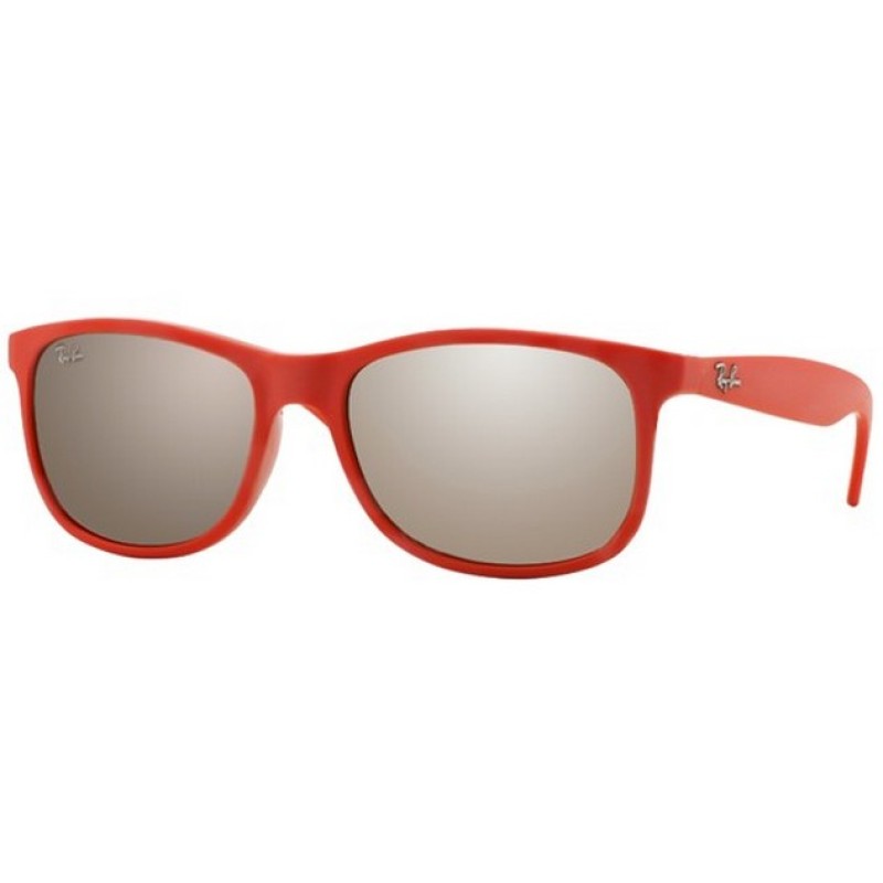 Ray-Ban RB 4202 61555A Andy Glanzend Coral auf matter Oberseite