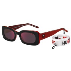 Hugo Boss HG 1220/S - OIT AO Schwarz Rot